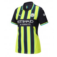 Echipament fotbal Manchester City Tricou Deplasare 2024-25 pentru femei maneca scurta